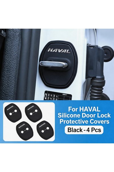 Choice Black-4 Pcs Extendable Car Door Lock Covers Waterproof Rust-proof Prot...