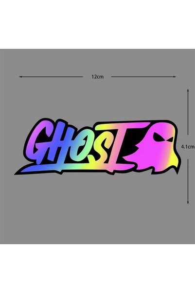 Choice Laser-MTTZ040 Halloween-themed Ghost Motorcycle Stickers Car Window Re...