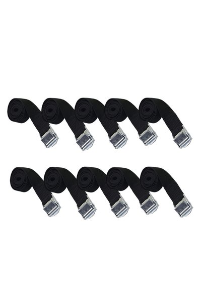 Choice 10PC-1M Black 5/10 Pcs 1M Buckle Tie-Down Belt Cargo Straps For Car Mo...