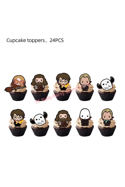 Choice 24pcs Cupcake topper Academy Magics Birthday Party Decoration Harries ...