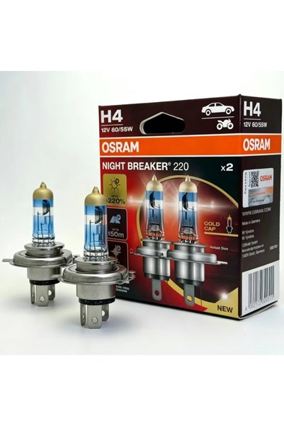 Choice H4 OSRAM Night Breaker 220 Car Lamps H4 H7 Halogen Headlight +220% Pow...