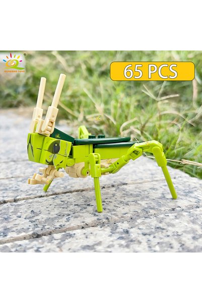Choice NO.7 HUIQIBAO Creative Moc Insect Building Blocks Bee Dragonfly Ant Ma...