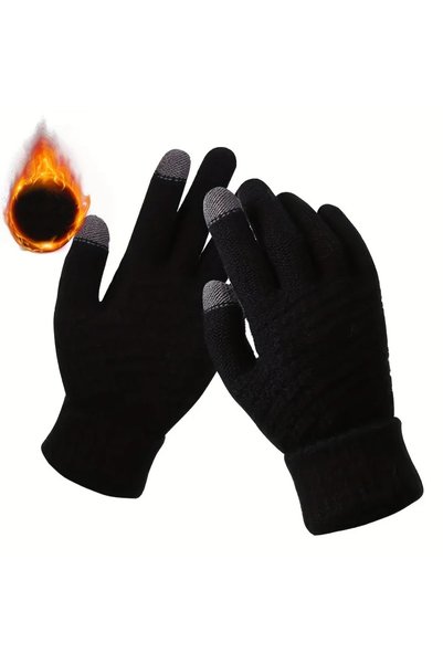 Choice One size Black Winter New Outdoor Skiing Gloves with Mobile Phone Touc...