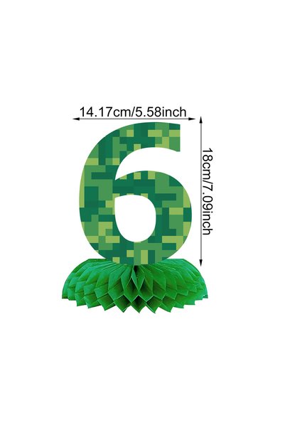 Choice Fluorescence Yellow Green Game Theme Birthday Party Supplies Kids Digi...