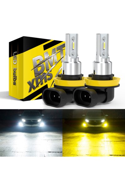 Choice 6000K Cold White 9006/HB4 2PCS Canbus H11 H8 LED Fog Light Bulbs H10 P...