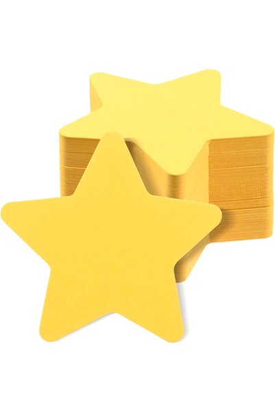Choice Yellow-100pcs 100pcs, Classroom for Party Wall Decoration Star Shaped ...