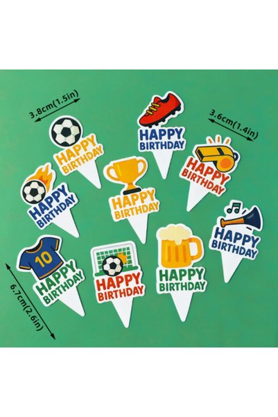 Choice 1set Football Soccer Boy Doll Birthday Party Cake Topper Decor Soccer ...