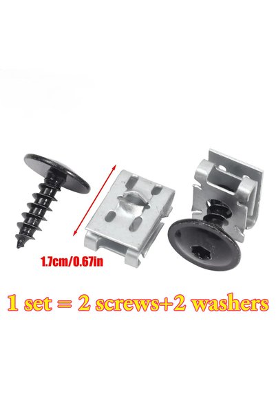 Choice 5Sets (20pcs) Gasket screw Automotive Fender Bumper Splash Guard Faste...