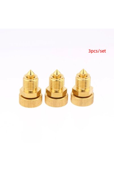 Choice New 3Pcs High Pressure Air Bleed Screw Copper Safety Bleeder Valve 3-S...