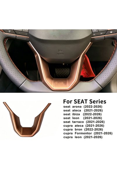 Choice Metallic Copper Steering Wheel Lower U-Shape Trim Cover, Carbon Fiber ...