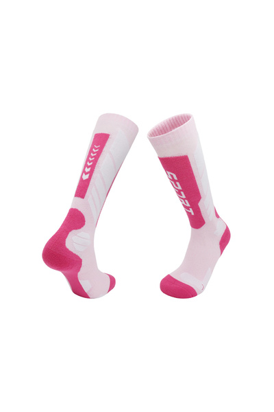 Choice M (Eu 34-38) Light pink rose GTUBIKE Winter Adult Thermal Ski Socks Me...