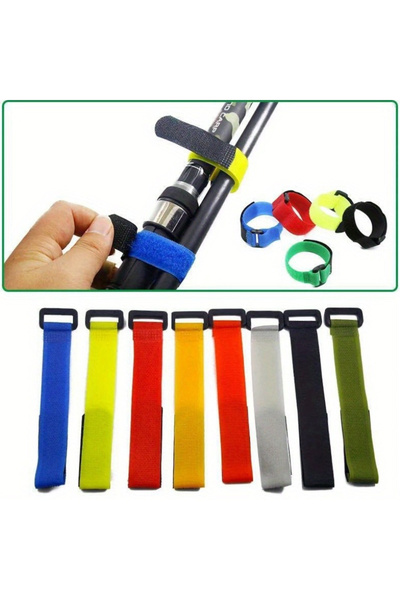 Choice Random Color-5pcs 5pcs Fishing Rod Tie Holder Strap Suspender Fastener...