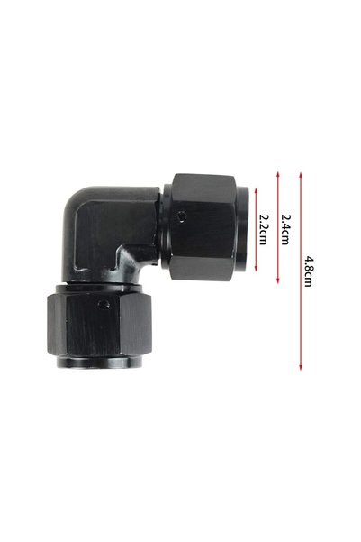 Choice AN8 90 Degree Swivel Elbow Hose Fittings AN4 AN6 AN8 AN10 Female Threa...