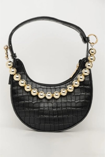 Marilyn Boutique Τσάντα Χιαστή Δερματίνη Croco