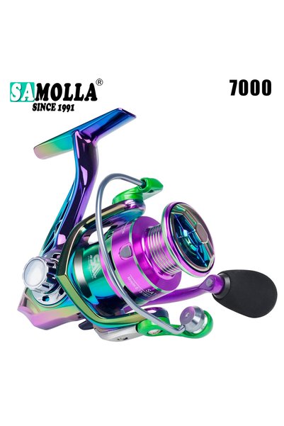 Choice بكرة صيد جديدة من SAMOLLA 7000، بكرة دوارة للمياه المالحة 1000-7000، 6...