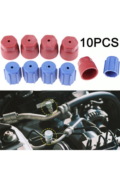 Choice 10pcs R134a Cap AC Caps 13mm & 16mm Air Conditioning Service AC System...