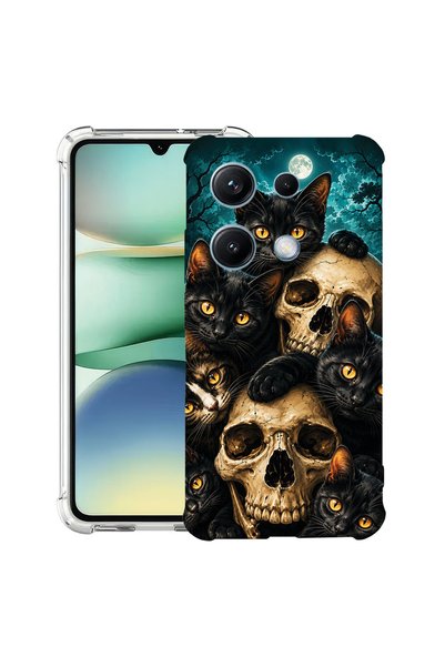 bestcase Husă Anti Shock Case For Motorola Edge 70 Max, Black Cat, Protecție ...
