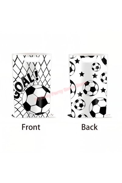 Choice 10pcs A Football Theme Gift Bags Soccer Candy Packaging Bag Handbag Ki...