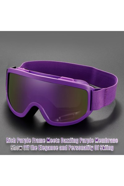 Choice zikuangzimo Colorful coated monolithic breathable ski goggles: high-de...