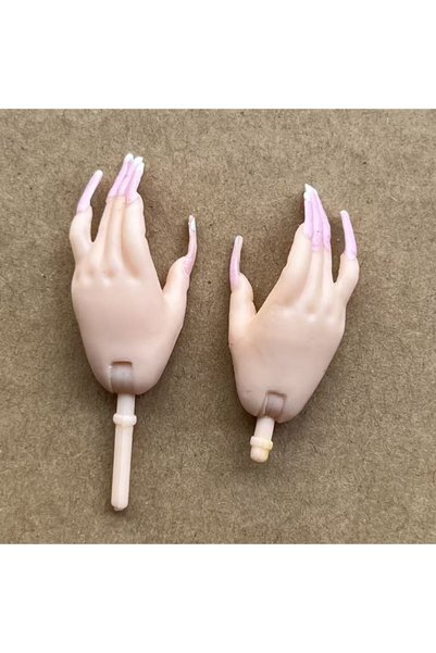 Choice NO.19 Big Fashion Sister Doll Hands With Polish Nail Colors Brown Whit...