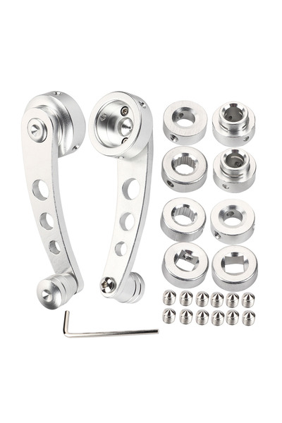 Choice Silver 2pcs Alloy Window Handle Riser Winder Crank Fit for Chevrolet C...
