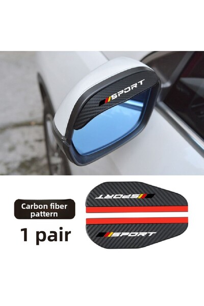 Choice C Styling 2pcs 2pcs Car Rearview Mirror Rain Eyebrow Kit,Universal Rea...