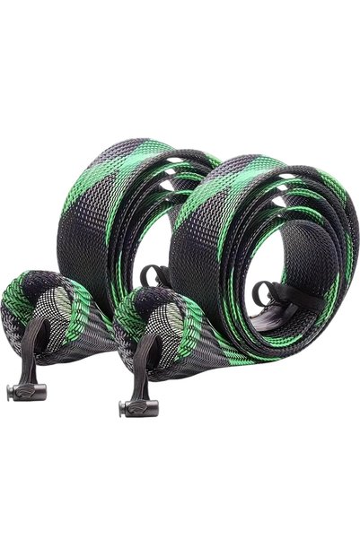 Choice green-2pc 170cm Fishing Rod Sleeve Cover for Baitcasting Spinning Rod ...
