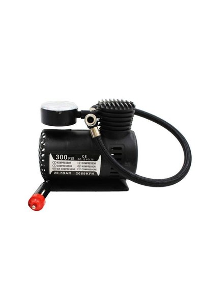 Choice WHITE with Mechanical Pressure Gauge Compressor Tire Inflator Motorcyc...