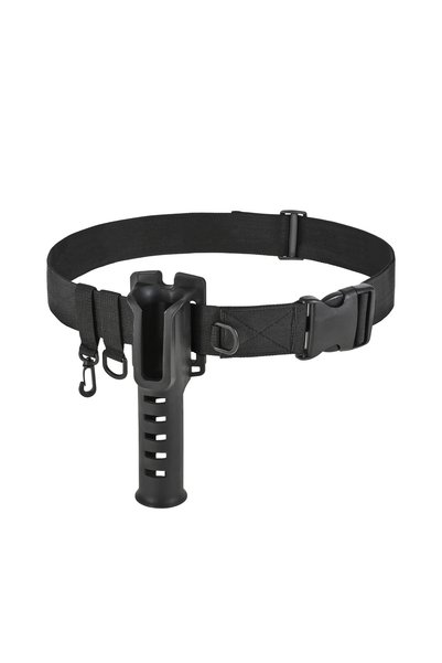 Choice Black Adjustable Fishing Rod Holder Waist Belt Lightweight Fishing Pol...