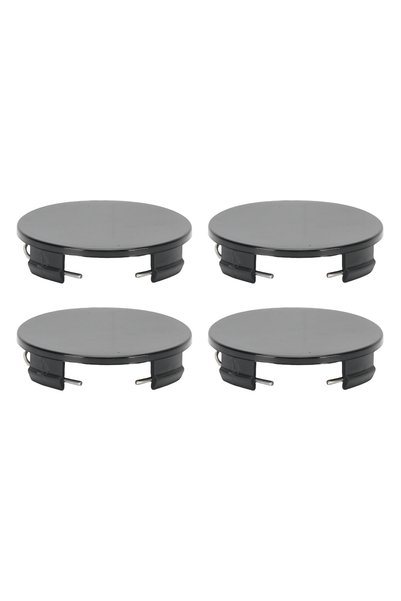 Choice black 4PCS 65MM 2.6 Inch Wheel Center Caps Anti Falling Fastening 62.2...