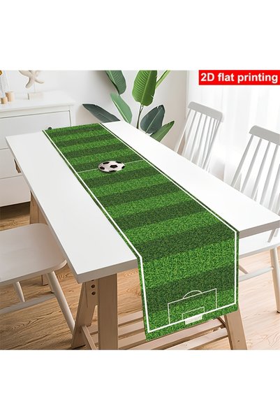 Choice 120x30cm 1pcs 1Pcs Football Table Runner Soccer Birthday Decor Soccer ...