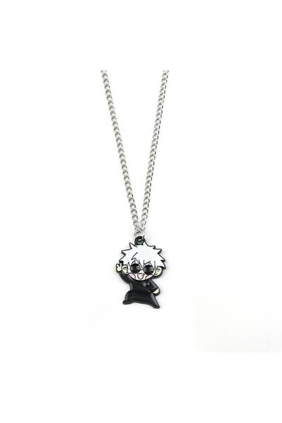 BANDAI Necklace-05 Jujutsu Kaisen Yuji Itadori and Gojo Satoru Necklace New C...