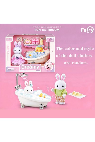 Choice tub Little Rabbit Bedroom Kitchen Outdoor Games Lovely Scene Play Toys...