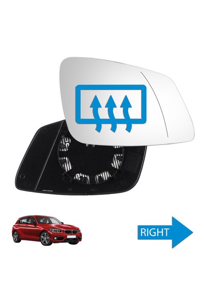 Choice Right Side Rearview Wing Door Mirror Glass Heated RH For BMW F30 F31 F...