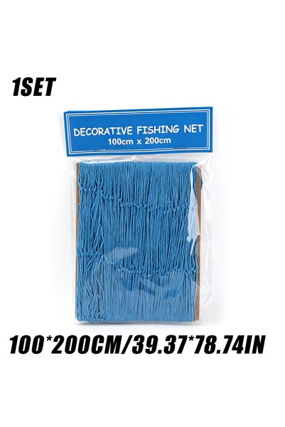 Choice 1PC 02-L 5/1PCS Decorative Fishing Net Birthday Party Rope Nets Ocean ...
