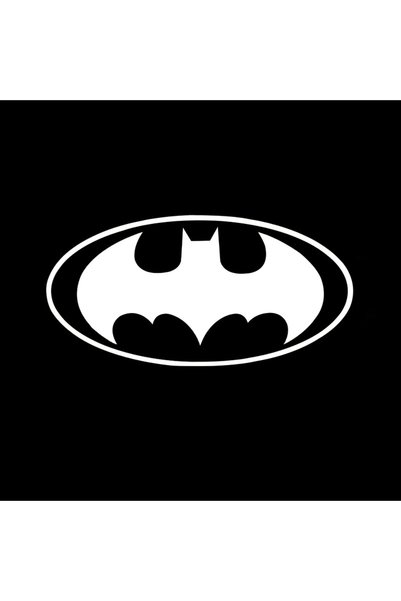 Choice 13X7.5CM WHITE Heroic Bat Logo Vinyl Sticker 1PC Black Red Yellow Colo...