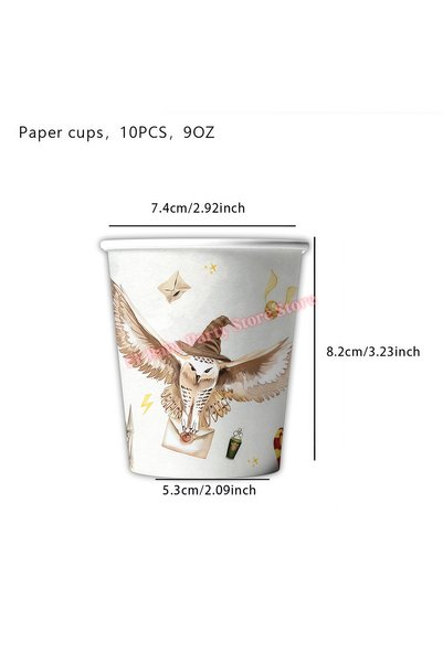 Choice 10pcs Cups Academy Magics Birthday Party Decoration Harries Boy Balloo...