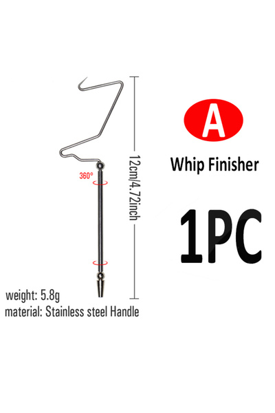 Choice 1pc A 4 Models Brass/Stainless Steel Rotating Whip Finisher Fly Tying ...