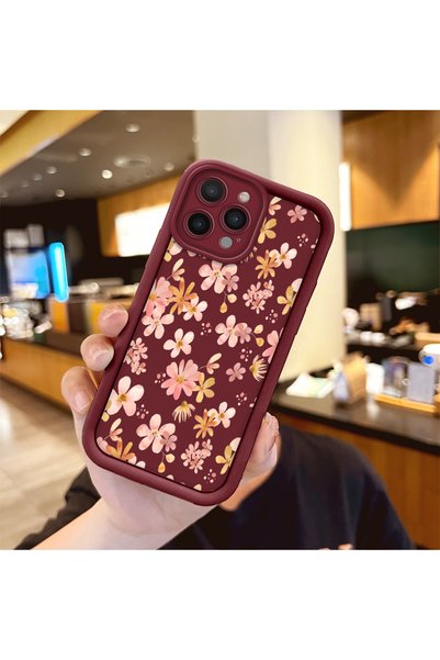 CHICASELUX غطاء عالي الجودة متوافق مع هاتف iPhone 14 Pro، بتصميم زهور متفرقة ...