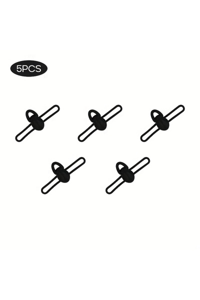 Choice black 5Pcs/bag Lure Hook Keeper High Elastic Silicone Bait Hook Holder...