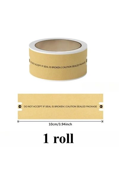 Choice as shown 1 roll 100pcs Self-Adhesive Sealing Stickers, Rectangular Mat...