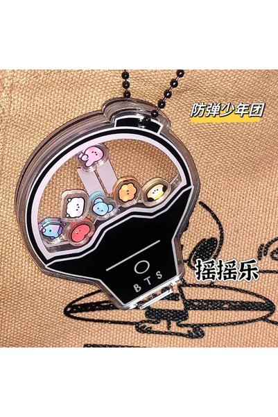 Choice سلسلة مفاتيح جديدة BT21 Koya RJ Shooky Cooky Tata Shake Shake عالية ال...