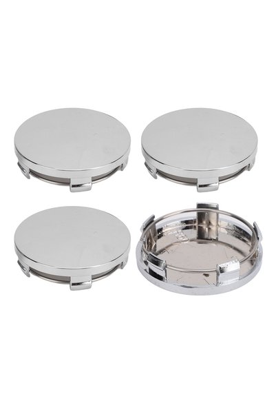 Choice SILVER Wheel Center Hub Elegant Rim Hub Center Resistant 60mm Firm Att...