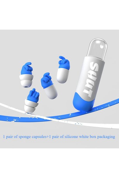 Choice Blue2pair Professional Noise Canceling Earplugs Dorm Sleep Study Ultra...