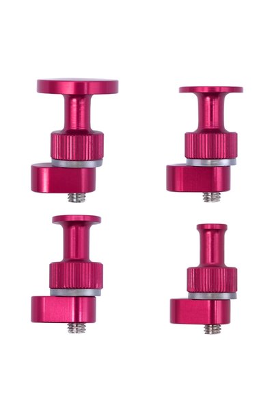 Choice Red 4PCS Aluminum Alloy Car Body Dent Removal Pulling Tabs Dent Remove...