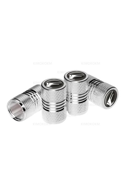 Choice Silver 4Pcs/Set Car Tire Wheel Valve Caps Tyre Rim Stem Covers For FSP...