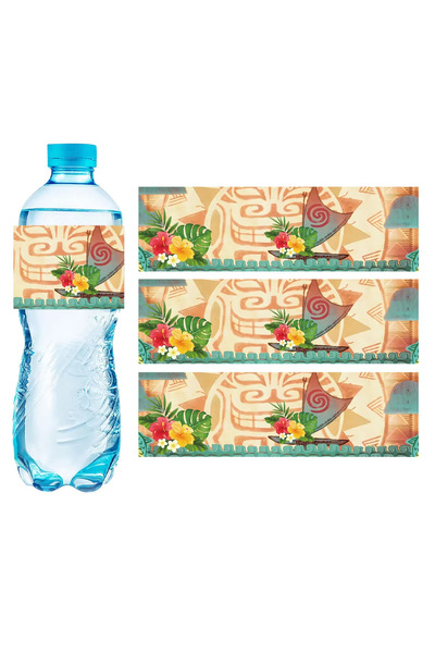 Choice 10pcs bottle sticker Ocean Theme Birthday Party Decoration Cartoon Tab...