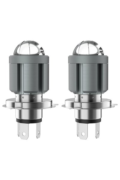 Choice H4 2PCS H4 Bullvision 12-80V Universal H4 LED Motorcycle Headlight 600...