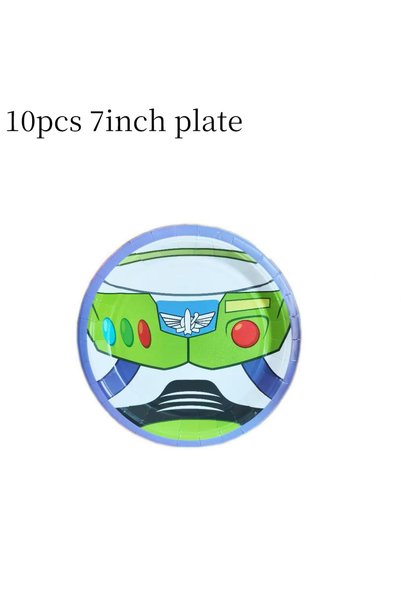 Choice 10pcs 7inch plate Toy Themed Birthday Party TablewareSet Cup Plate Pap...