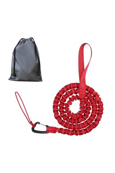 Choice Red Retractable Bicycle Tow Traction Rope, Cycling Stretch Pull Strap ...